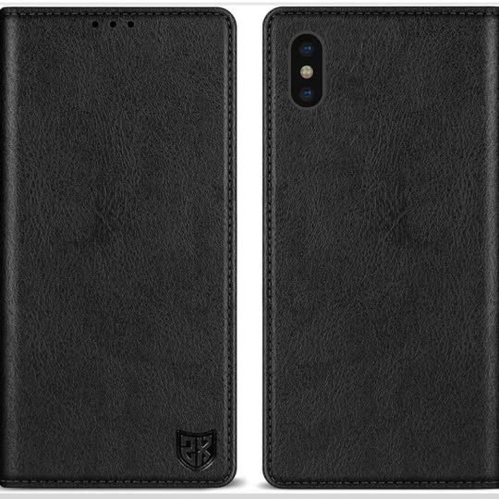 ZZXX for iPhone X/Xs Wallet Case with RFID Blocking Card Slot Stand Strong Magne